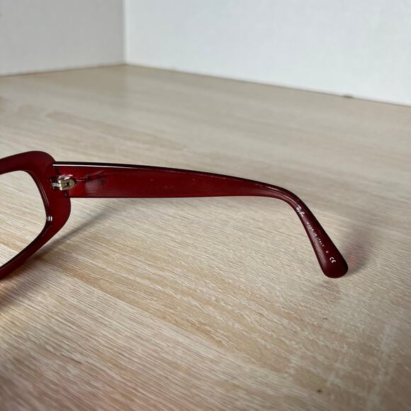 Ray-Ban RB4122 735/8G Sunglasses Red FRAMES ONLY Vintage - Picture 4 of 9